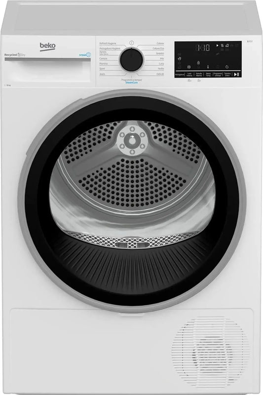 Asciugatrice BT3103IS_IT, 10 kg, classe energetica E, libera installazione, con Pompa di calore