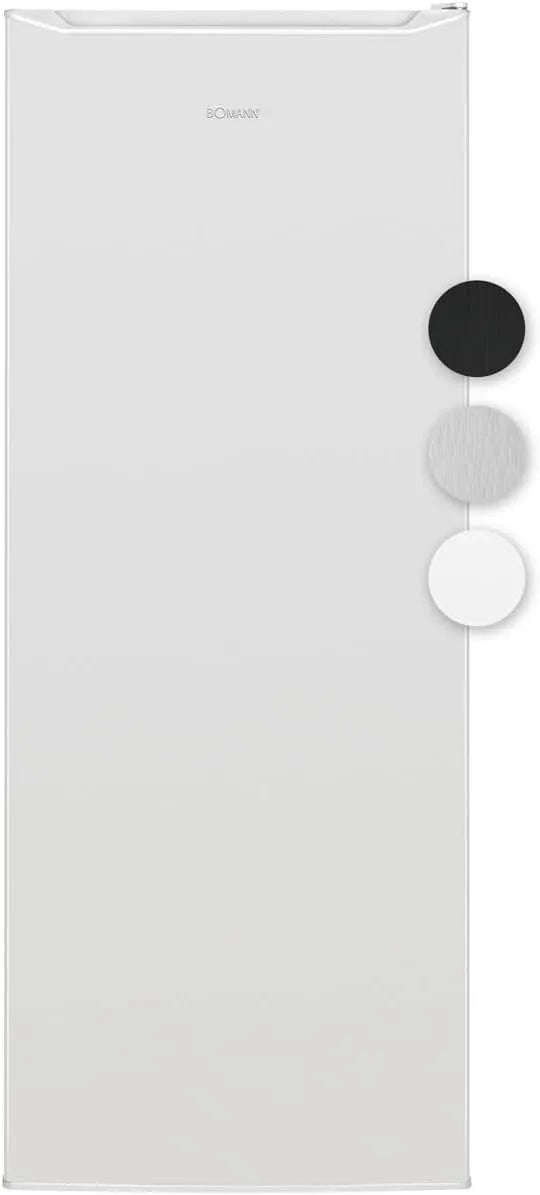 Bomann Congelatore, 242 L, 39 dB, classe energetica E, vano congelatore, freezer verticale, 143 cm, 5 ripiani, 0 °C ~ +8 °C, Frigorifero Bomann® senza