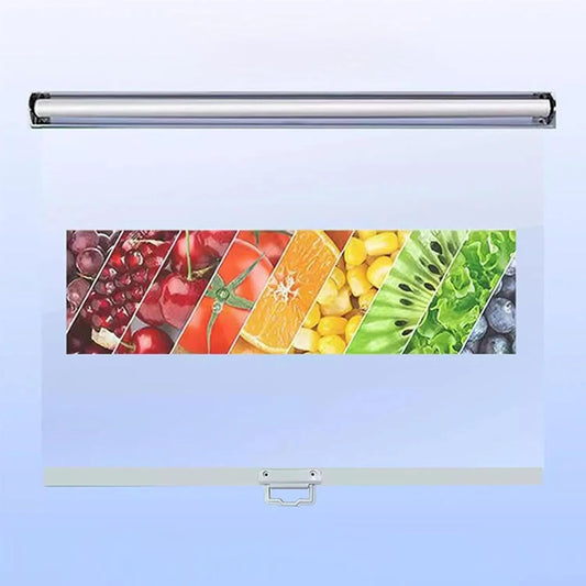 Frigorifero, Tenda a Rullo Trasparente per Banco Frigo, Copertura Notturna in Plastica