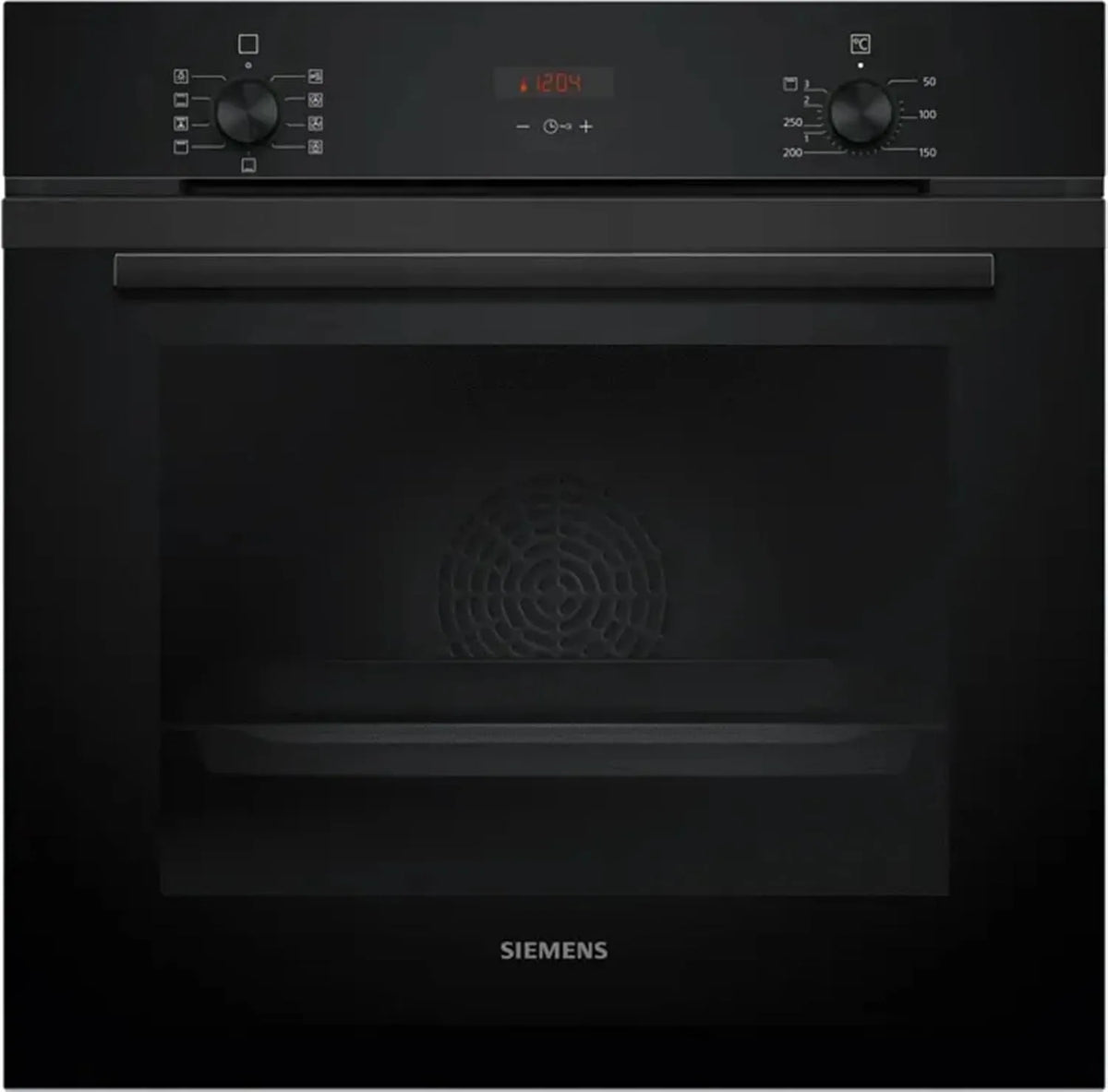 Forno elettrico HB234ABB3, 71 L, classe energetica E, da incasso, nero, 71 litri, forno elettrico ventilato