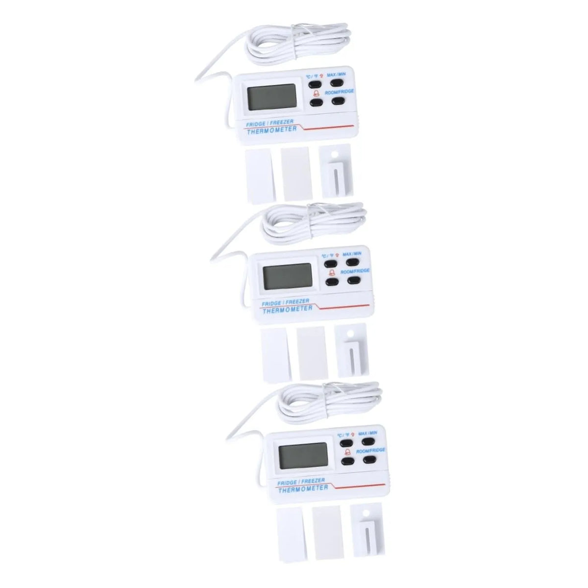 Congelatore, MAGICLULU 3pezzi, freezer verticale, MAGICLULU 3pezzi Termometro Per Frigorifero e Congelatore Allerta e Bassa Misuratore Ed Per Design e