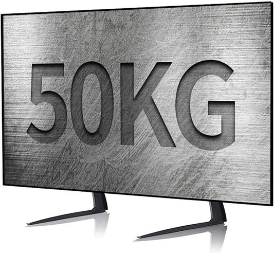 Smart TV, 70 pollici, televisore, display LCD, acciaio inox, Base Stabile Triangolare in Acciaio Laminato a Freddo, Supporta schermi Fino a 50 kg