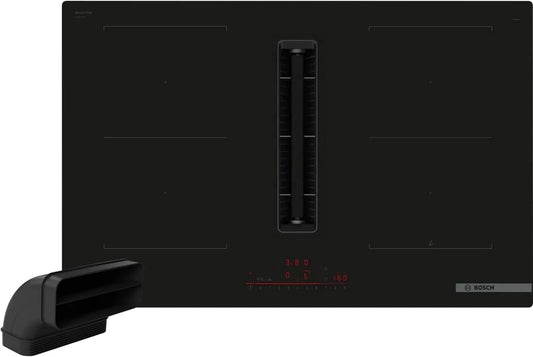 Bosch PVQ811HGA7 Piano cottura a induzione, 80 cm, piastra a induzione, con canale piatto L, autosufficiente, prodotto in Germania, CombiZone
