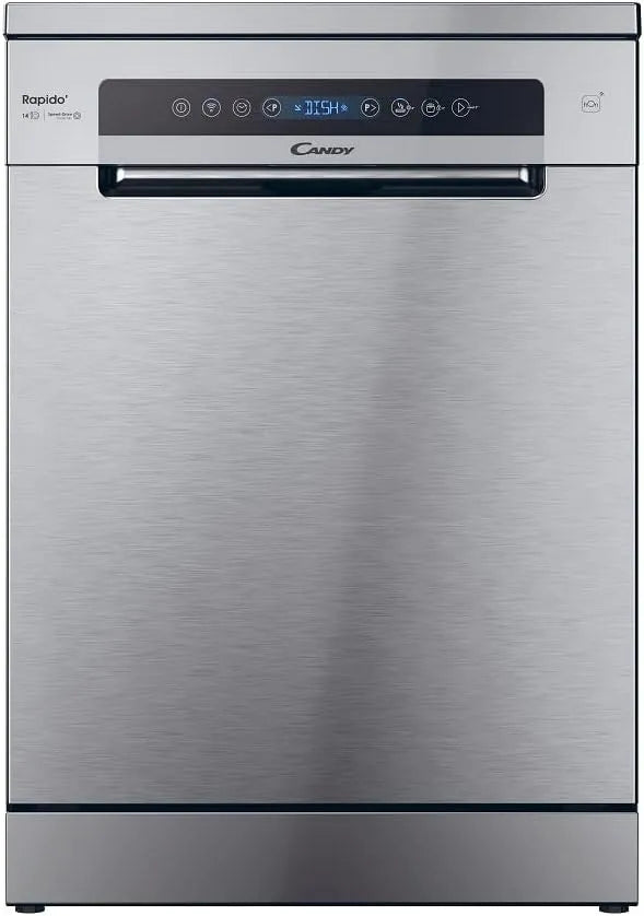 Candy 24h 4C6F0X Lavastoviglie, 59, 7 x 59, 8 x 81, 8 cm, 8 programmi, classe energetica C, libera installazione, Wi-Fi, Inverter, acciaio inox