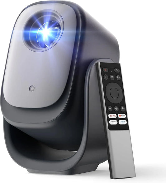 Proiettore, Wi-Fi, Bluetooth, Audio Dolby, 1080p Nativo, licenza ufficiale Netflix, messa a fuoco automatica