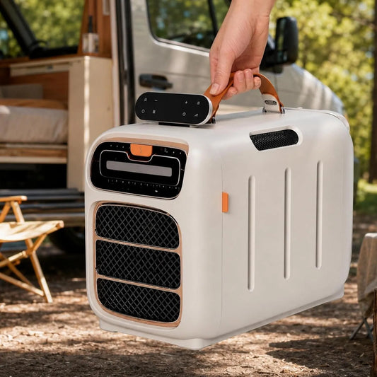 Condizionatore, 220 V, portatile, 220V AC per Tende, Camper e Van, Condizionatore Portatile 4700 BTU