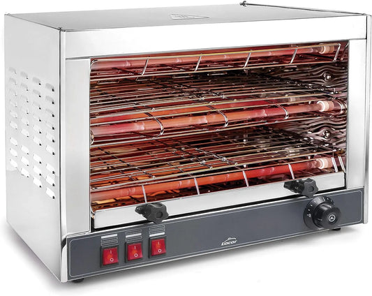 Tostapane, grill, Lacor 69173, Lacor 69173 - Grilla doppia griglia orizzontale tostapane elettrico