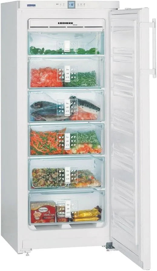 Liebherr Congelatori, GNP 2356 Premium Libera installazione Verticale 188L A++ Bianco, Destra, 188 L kg, 24h, 16 kg, Sistema No-frost
