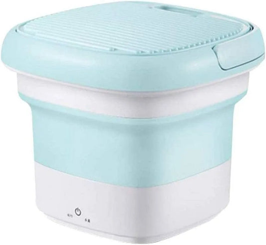Lavatrice, portatile, Colore: D, WolFum Mini Lavatrice semiautomatica Pieghevole Portatile Dormitorio da Viaggio Preferito per la casa Spazio Comodo
