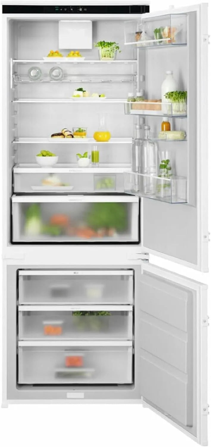 Electrolux KNR7TE75S Frigorifero combinato, 376 L, classe energetica E, No Frost, da incasso, frigo con congelatore, 376 litri