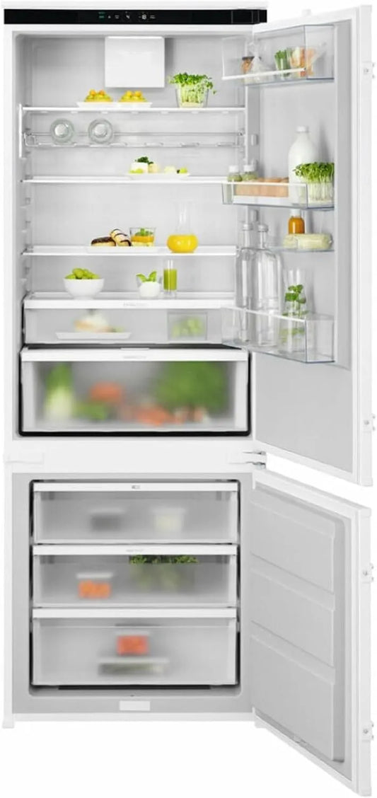 Electrolux KNR7TE75S Frigorifero combinato, 376 L, classe energetica E, No Frost, da incasso, frigo con congelatore, 376 litri