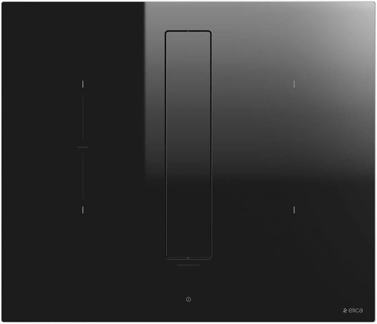Piano cottura BL, 60, nero, Elica Piano cottura con cappa aspirante NIKOLATESLA FIT BL