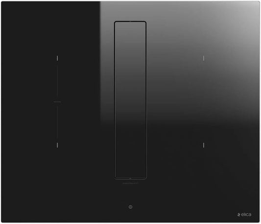 Piano cottura BL, 60, nero, Elica Piano cottura con cappa aspirante NIKOLATESLA FIT BL