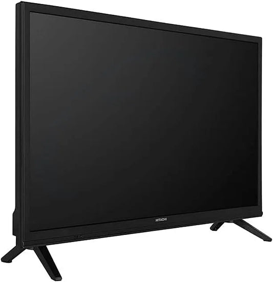 Smart TV 24HE2202, 24 pollici, televisore, Wi-Fi, Bluetooth, Android OS, DVB-S2, T2, 12 e 220 Volt, 61 cm, Hitachi, ideale anche per campeggio