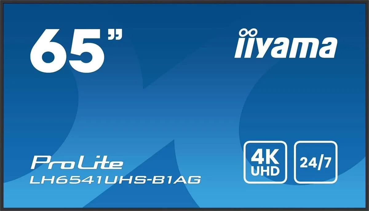 Display digital signage lh6541uhS-B1ag, 65 pollici, display pubblicitario LCD, 4K UHD, pannello VA, visualizzazione pubblicitaria digitale