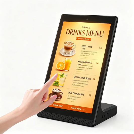 Display digital signage, 15, 6 pollici, display pubblicitario, touch, visualizzazione pubblicitaria digitale, Pannello Menu Digitale Elettronico con