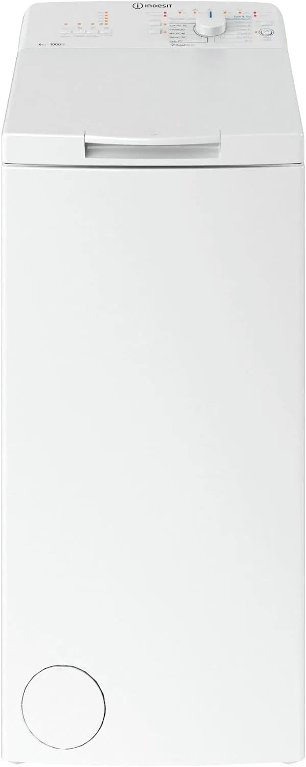 Lavatrice, 6 kg, Indesit L60400, BTW IT, Indesit BTW L60400 IT - Lavatrice Carica dall'Alto 6 Kg