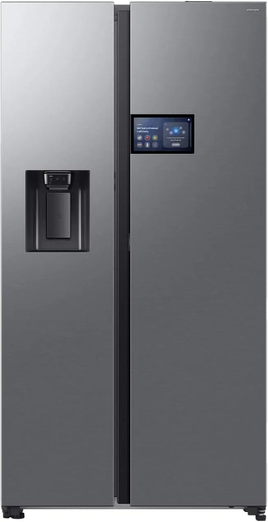 Samsung F-RG90F65EDT3M Frigorifero, 614 L, 91, 2 x 178, 4 x 72, 6 cm, Wi-Fi, acciaio inox, Wifi con AI Energy Mode, 3 Mesi Garanzia Extra, LxAxP: 91