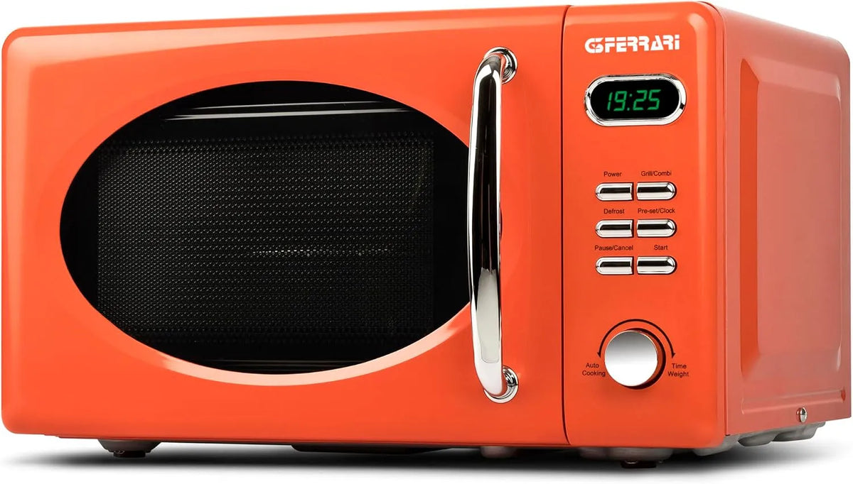 Forno a microonde G10155, 20 L, 1150 W, 8 programmi, timer, Timer 60 min, 4 modalità di cottura, G3 Ferrari G10155 'Sapormio Vintage' Microonde