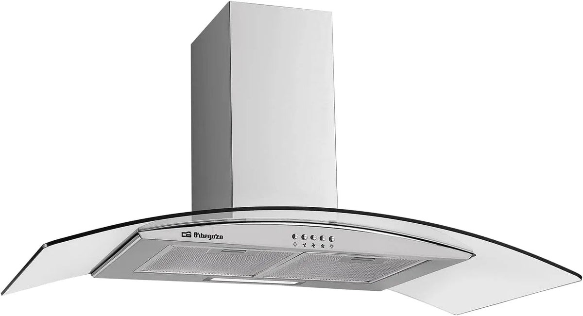 Cappa aspirante, 378, 3 m3/h, cappa da cucina, montaggio a parete, acciaio inox