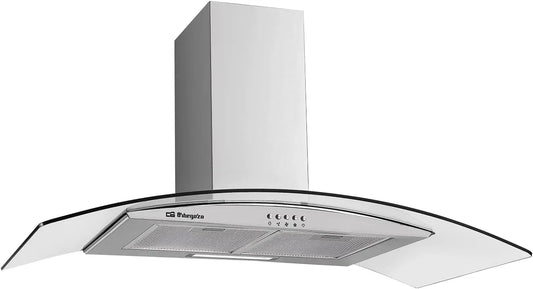 Cappa aspirante, 378, 3 m3/h, cappa da cucina, montaggio a parete, acciaio inox