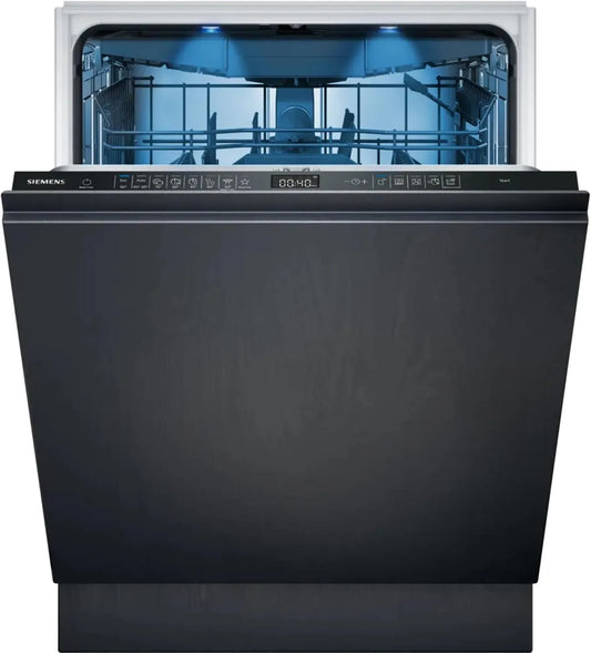 Siemens iQ500 SX95EX12CE Lavastoviglie, 60 cm, varioSpeed Plus, incasso totale, iQ500 - Lavastoviglie intelligente, glassZone, completamente integrata